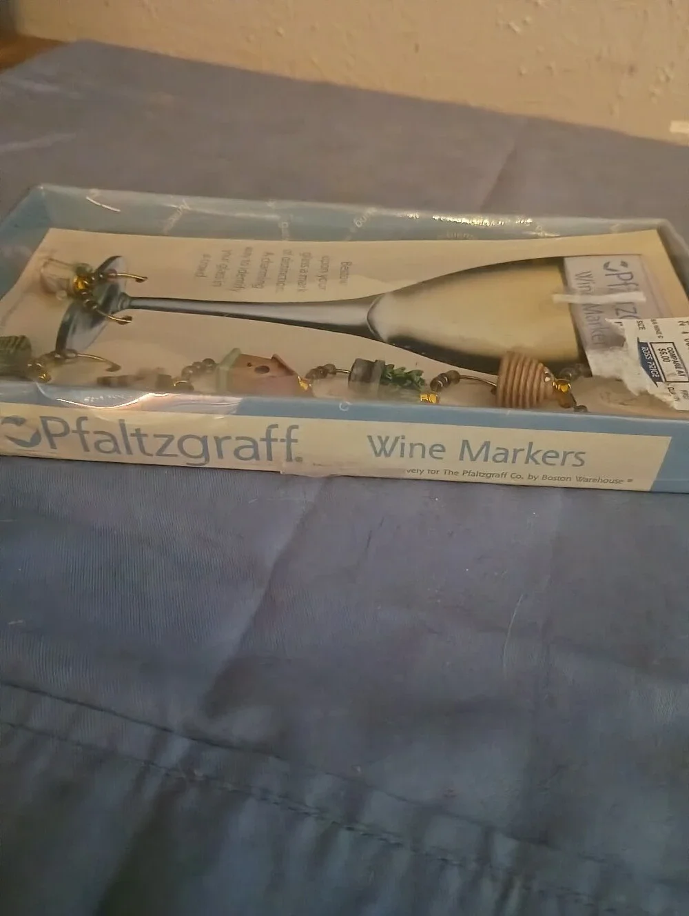 Pfaltzgraff Charm Wine Markers - Set Of 6